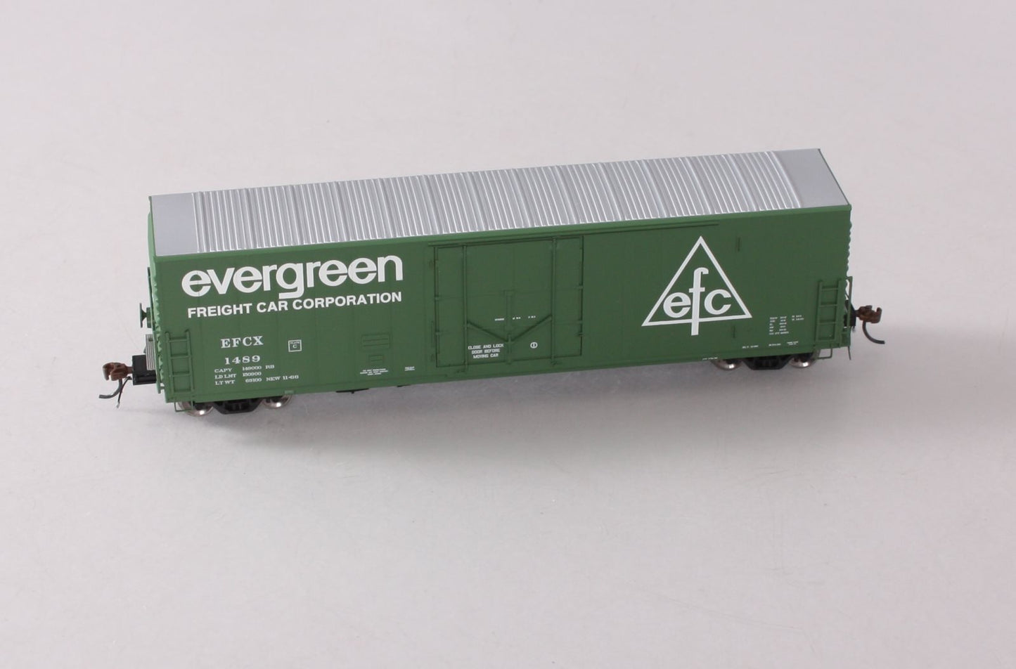 Athearn G63884 HO EFCX 50' PC&F Rivet Side Boxcar with 10' 6" Door #1489