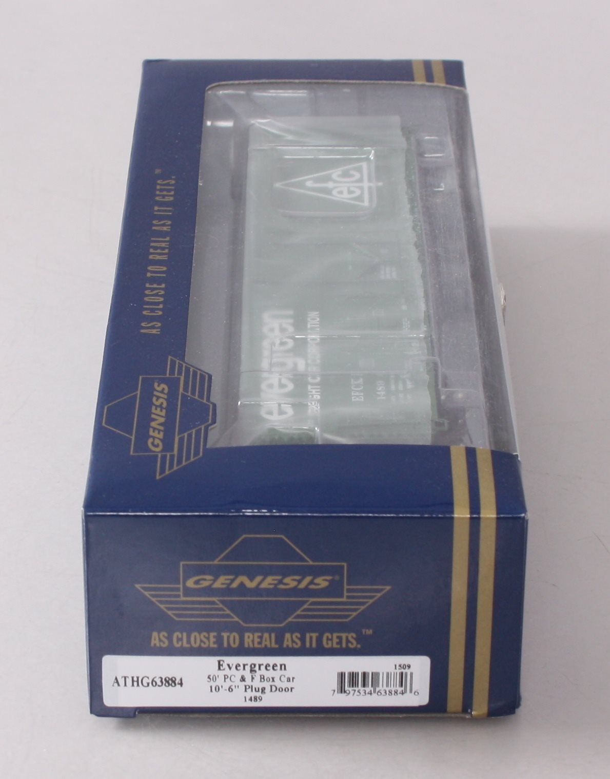 Athearn G63884 HO EFCX 50' PC&F Rivet Side Boxcar with 10' 6" Door #1489