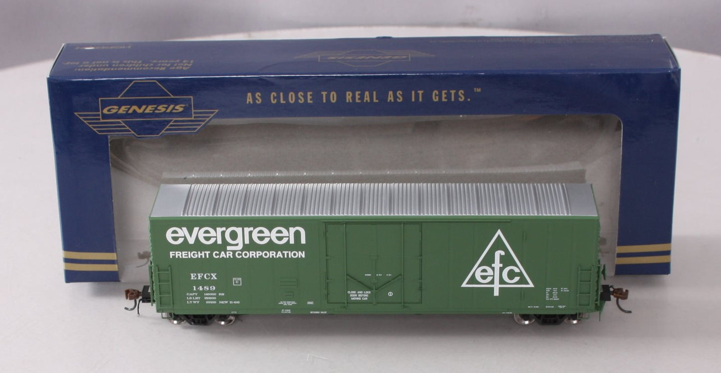 Athearn G63884 HO EFCX 50' PC&F Rivet Side Boxcar with 10' 6" Door #1489