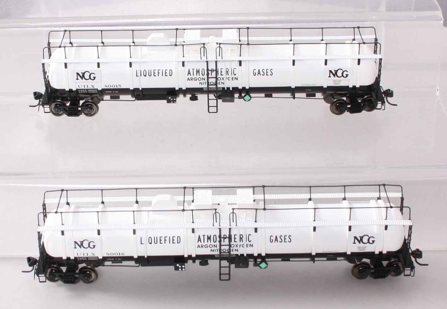 Broadway Limited 6106 HO NCG High-Capacity Cryogenic Tank Car (Pack of 2)