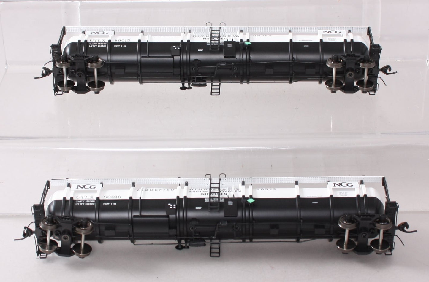 Broadway Limited 6106 HO NCG High-Capacity Cryogenic Tank Car (Pack of 2)