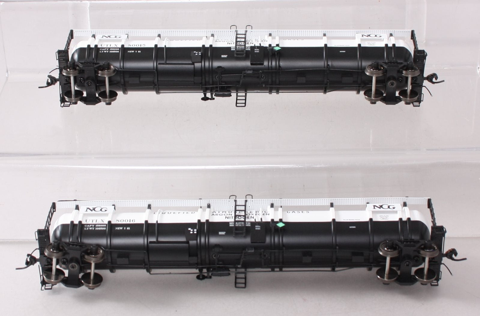 Broadway Limited 6106 HO NCG High-Capacity Cryogenic Tank Car (Pack of 2)