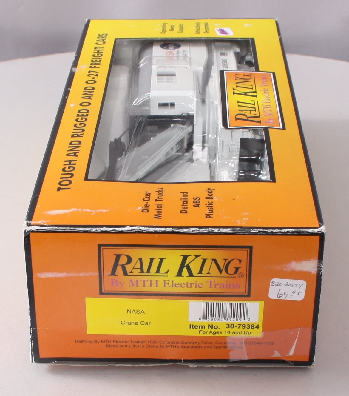 MTH 30-79384 NASA Crane Car