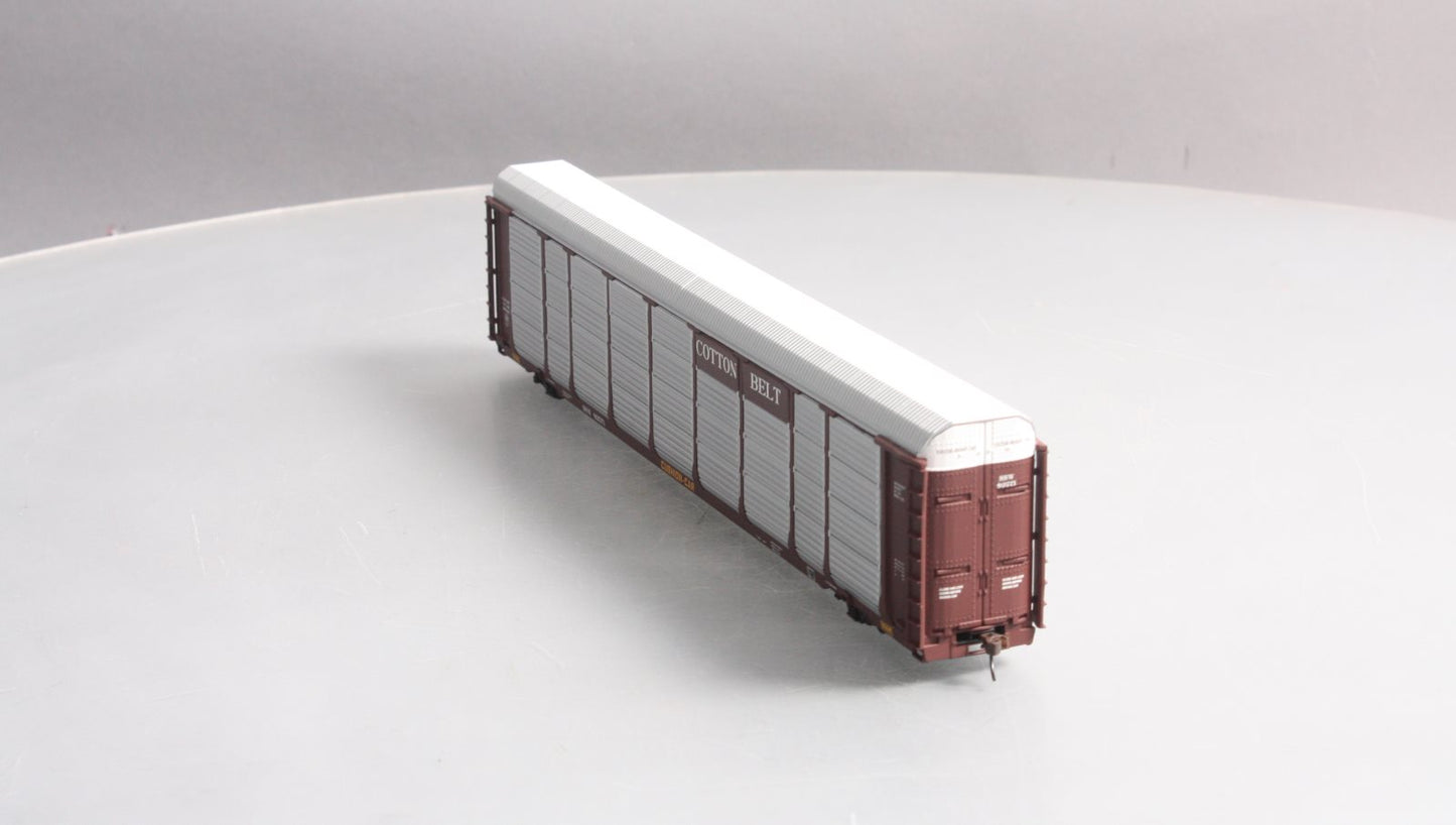 Walthers 932-4867 HO Scale Cotton Belt Thrall 89' Tri-Level Auto Carrier Car