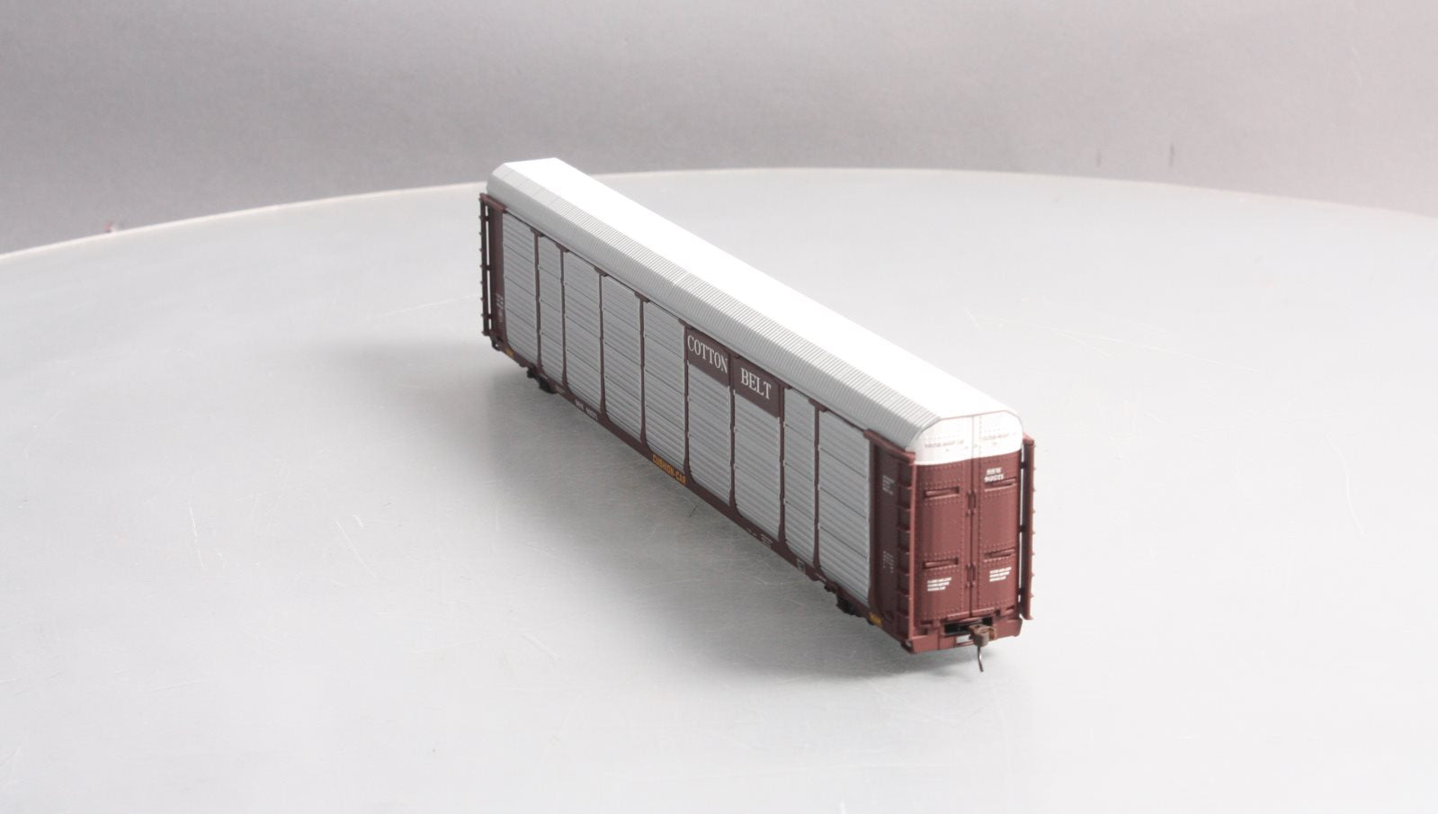 Walthers 932-4867 HO Scale Cotton Belt Thrall 89' Tri-Level Auto Carrier Car