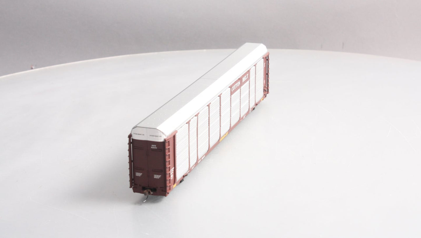 Walthers 932-4867 HO Scale Cotton Belt Thrall 89' Tri-Level Auto Carrier Car