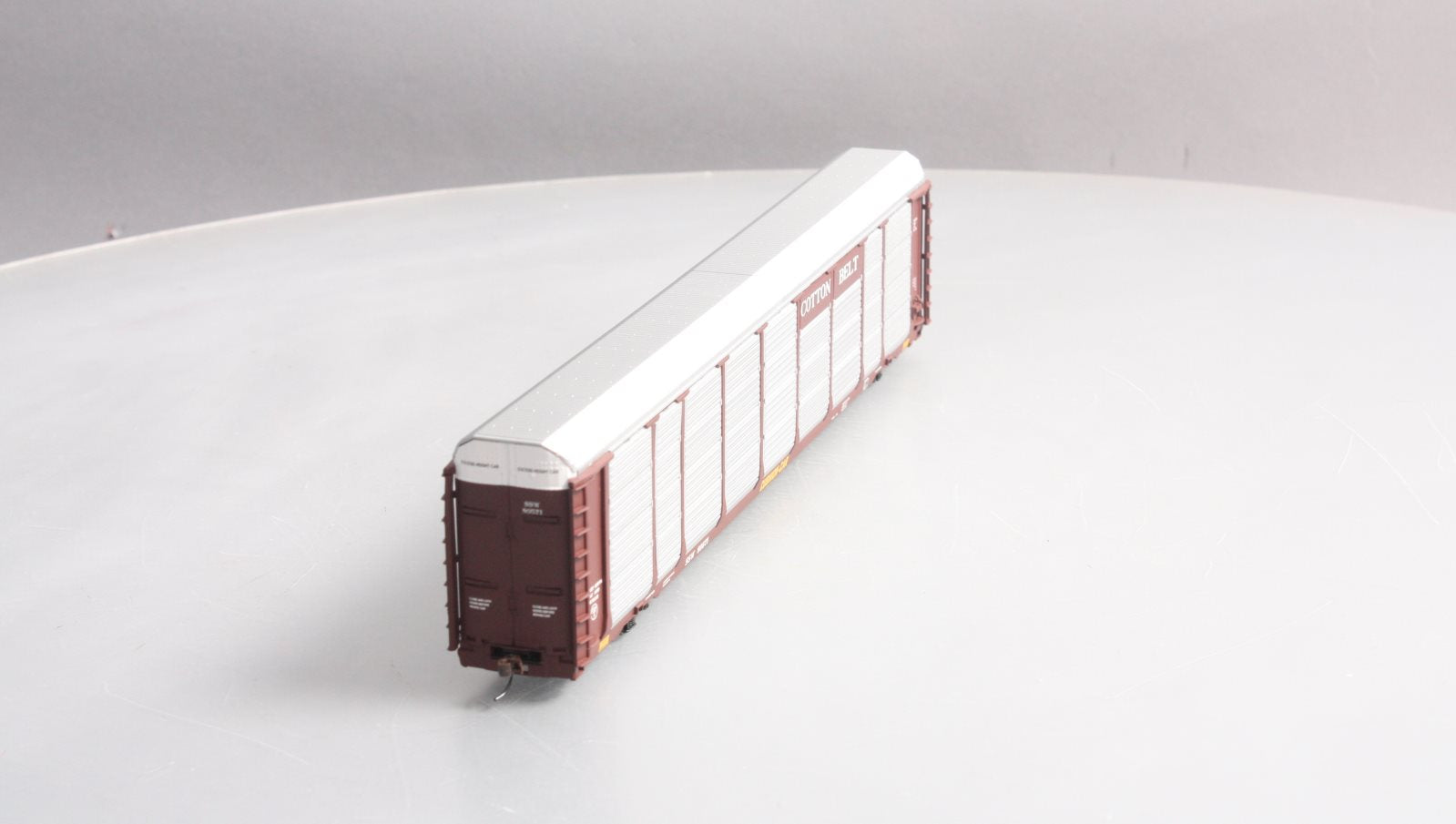 Walthers 932-4867 HO Scale Cotton Belt Thrall 89' Tri-Level Auto Carrier Car