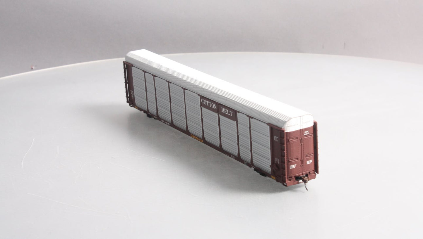 Walthers 932-4867 HO Scale Cotton Belt Thrall 89' Tri-Level Auto Carrier Car