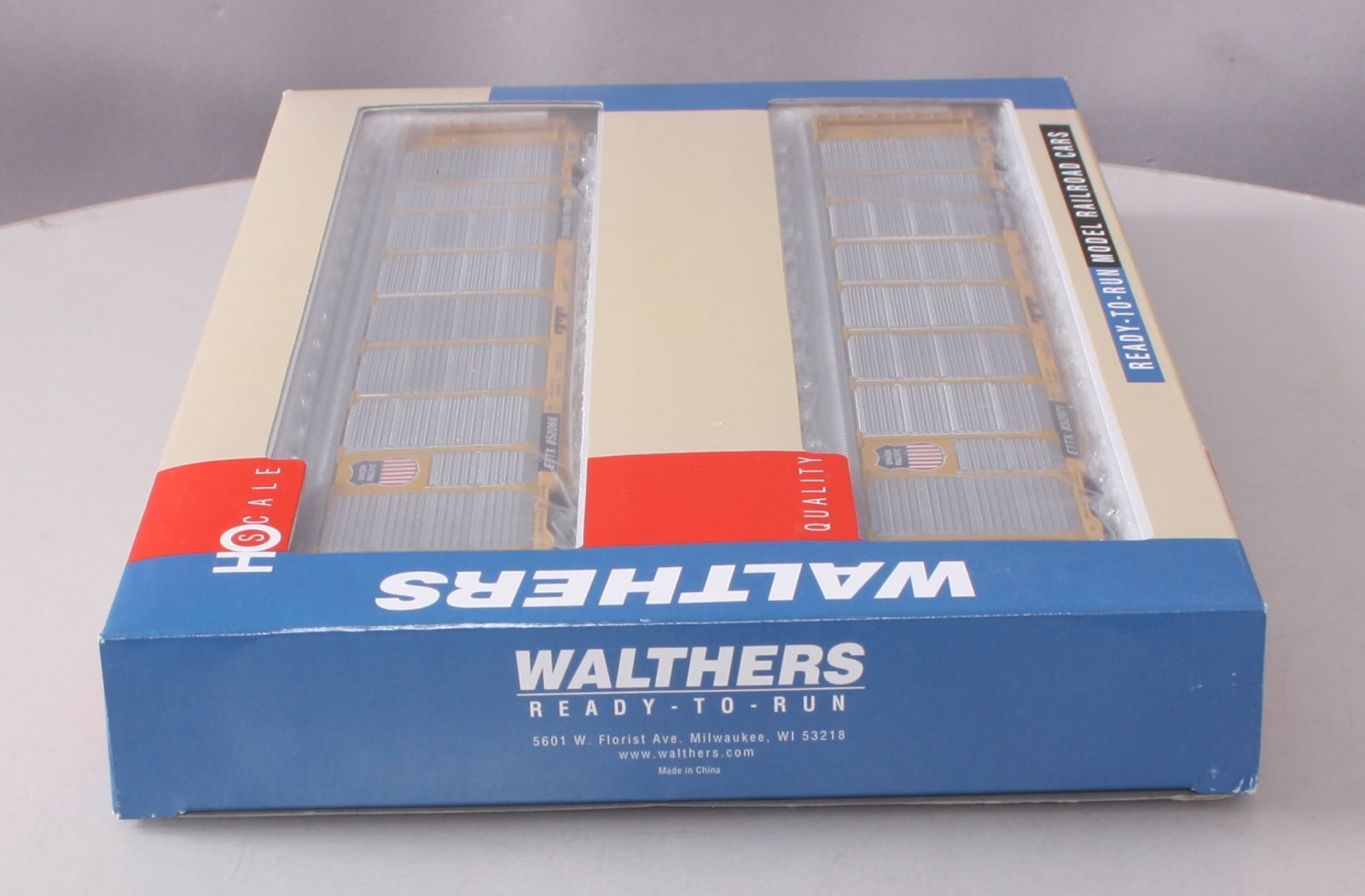 Walthers 932-24852 HO UP Thrall 89' Tri-Level Auto Carriers (Set of 2)