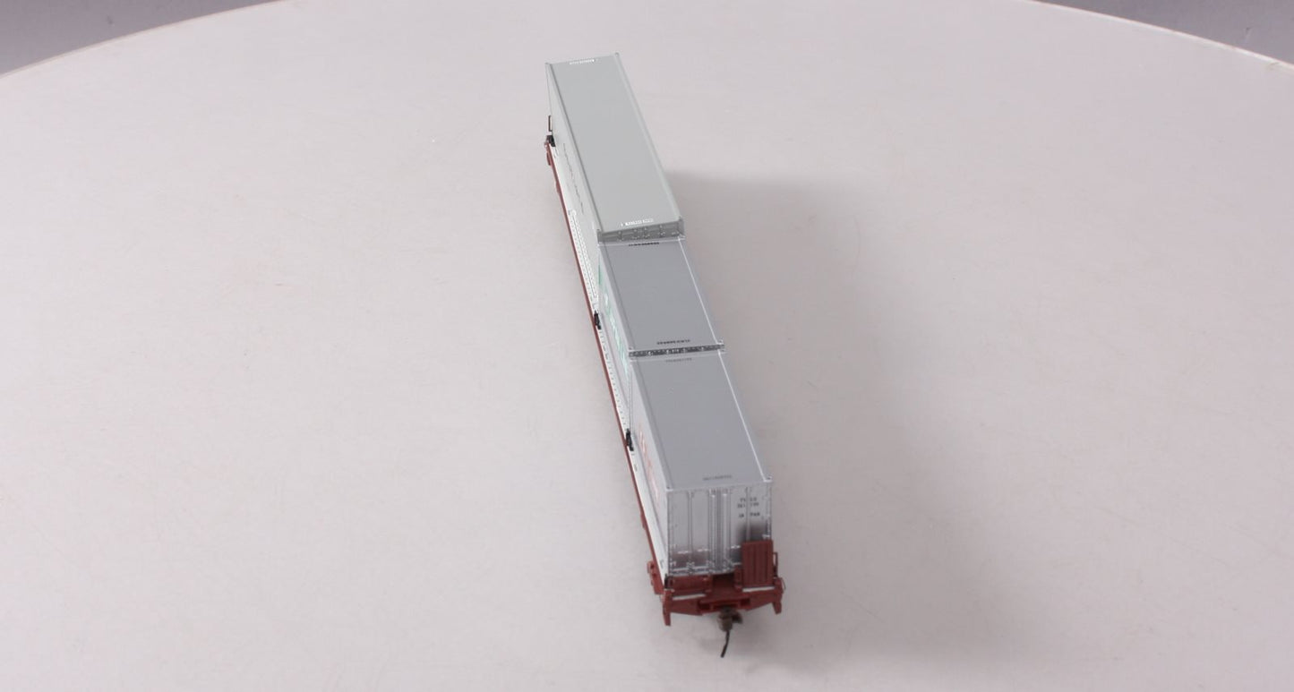 Athearn 74205 HO Southern Pacific 85' All Purpose Flat Car w/ 3 Containers