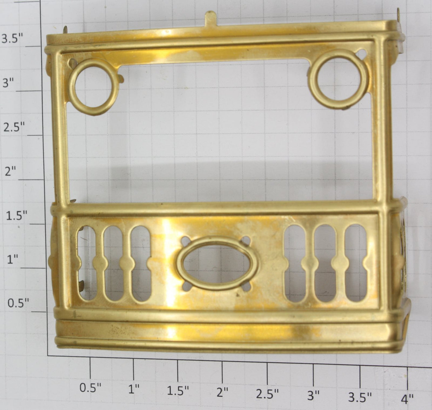Ives 249-1 Brass Wide Gauge Observation Car Veranda End Rail
