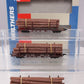 Walthers 932-34001 HO Scale Milwaukee Road 45' Logging Cars (Set of 3)