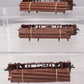 Walthers 932-34001 HO Scale Milwaukee Road 45' Logging Cars (Set of 3)