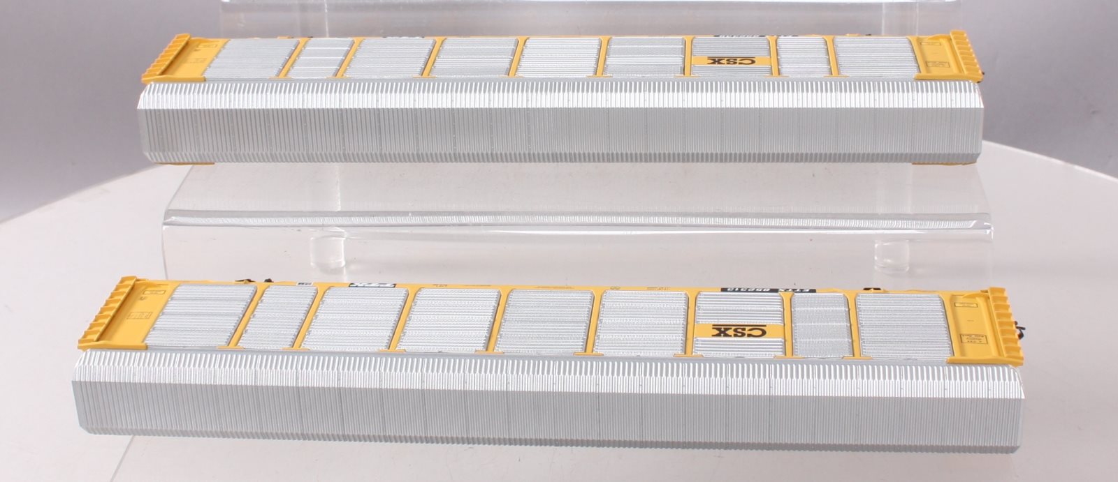 Walthers 932-24855 HO Scale CSX Thrall 89' Tri-Level Auto-Carriers 2-Pack