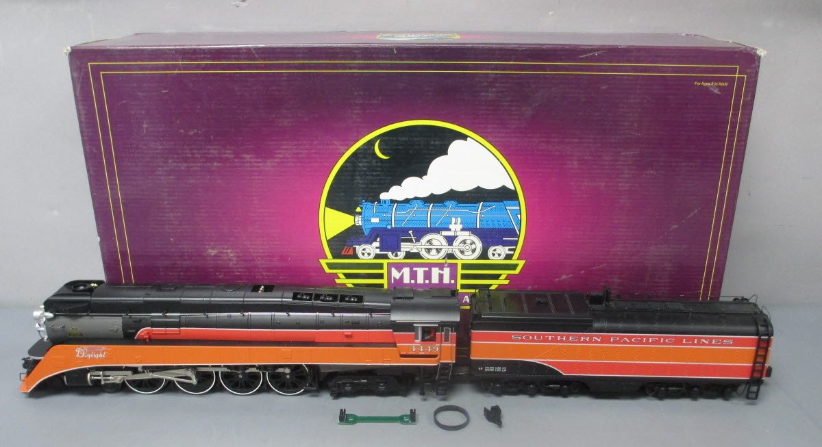 MTH 20-3303-1 SP 4-8-4 GS-4 Steam Locomotive Hi-Rail w/PS 2.0