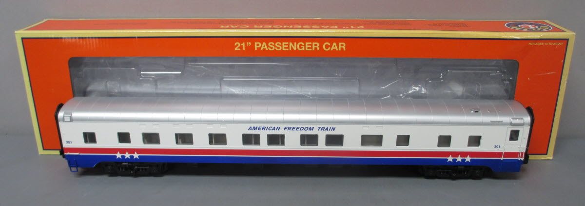 Lionel 6-83119 O American Freedom Train 21' Stationsounds Exhibit Car #201