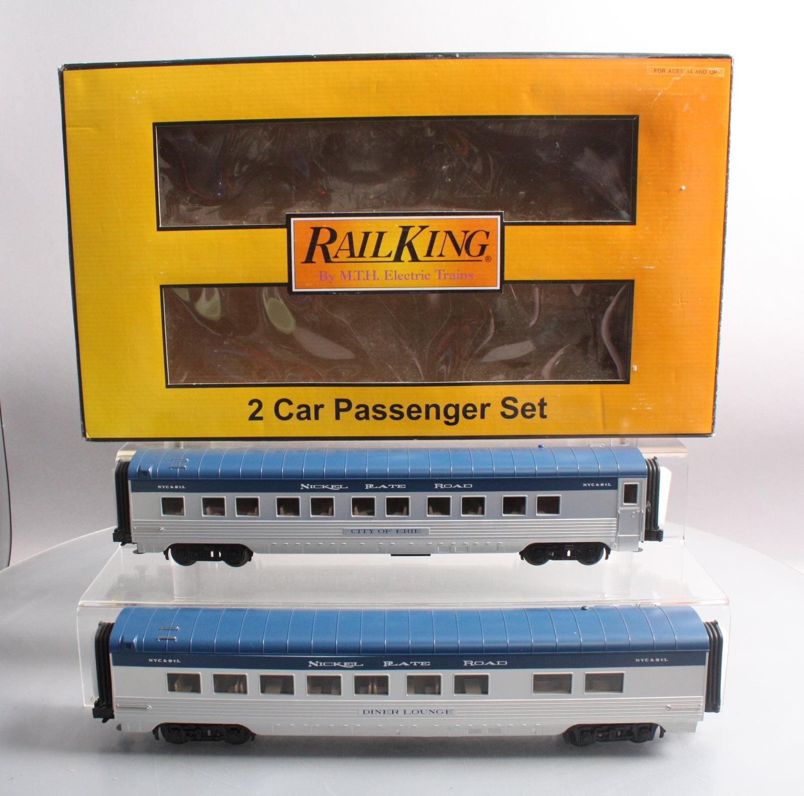 MTH 30-67593 Nickel Plate Road 2-Car 60' Stream ABS Sleeper