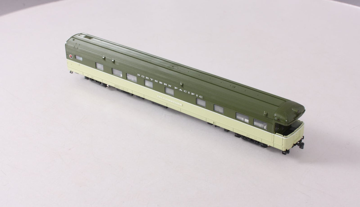 Kato 35-6010 HO Scale Northern Pacific "Yellowstone" Corrugated Business Car