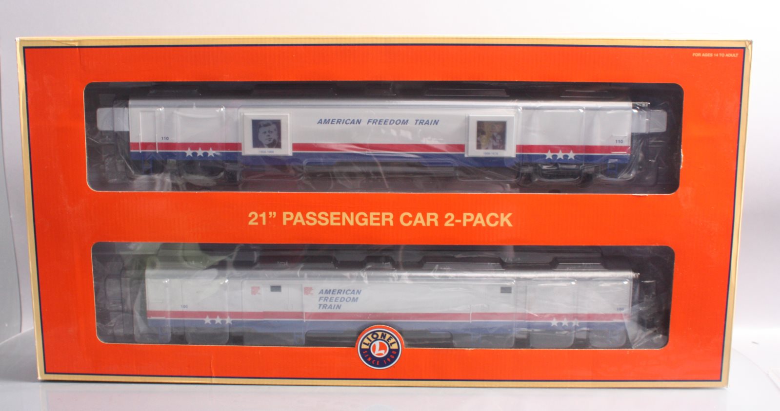 Lionel 6-84226 O American Freedom Train Add-On Passenger Cars (Pack of 2)