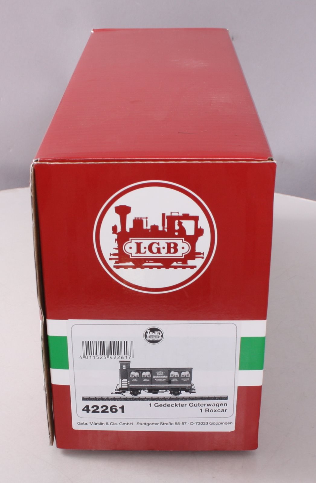 LGB 42261 G Weihenstephan Brewery Type Gw Boxcar