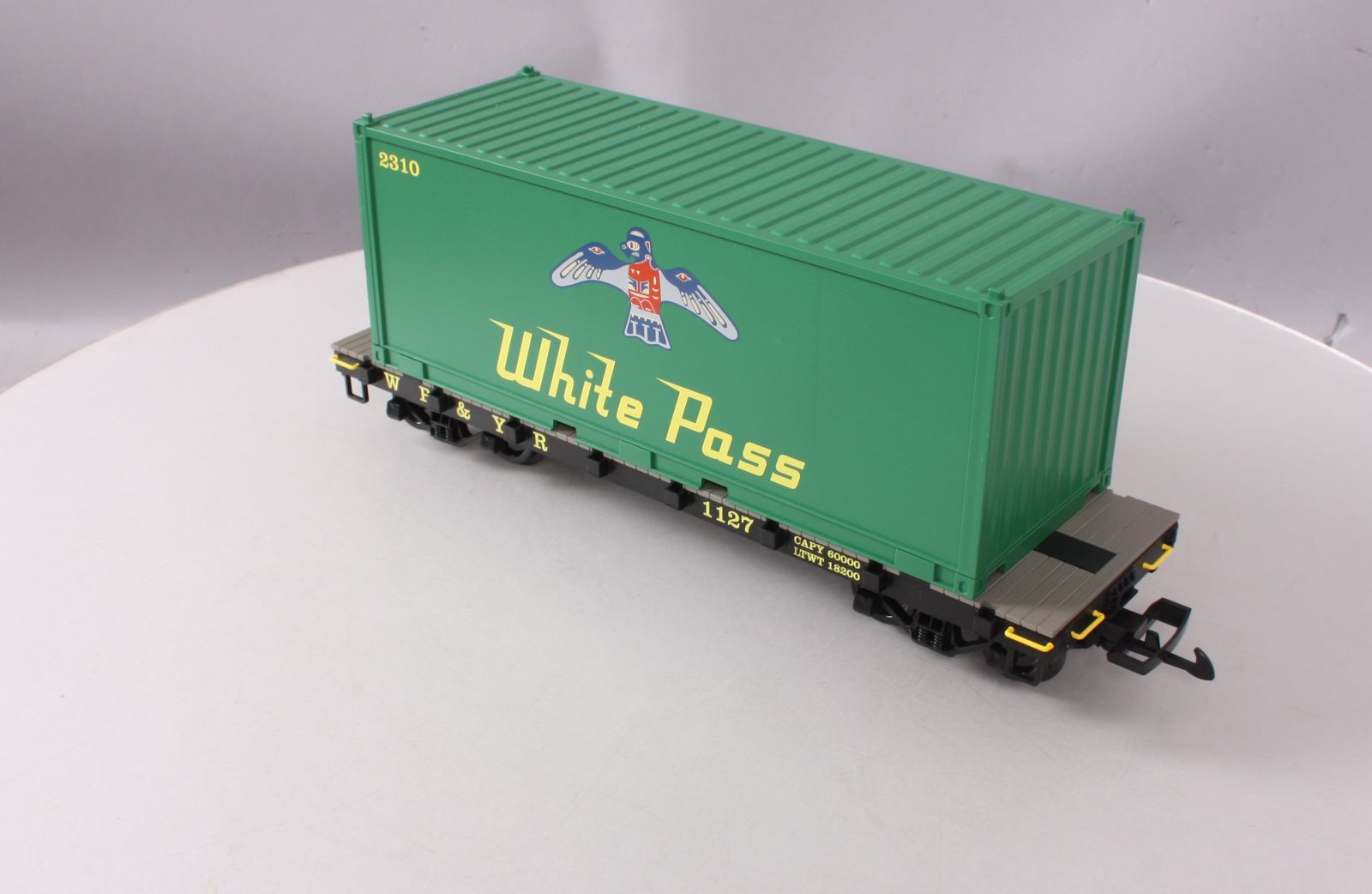 Piko 38709 G White Pass & Yukon Route Container Car #1127