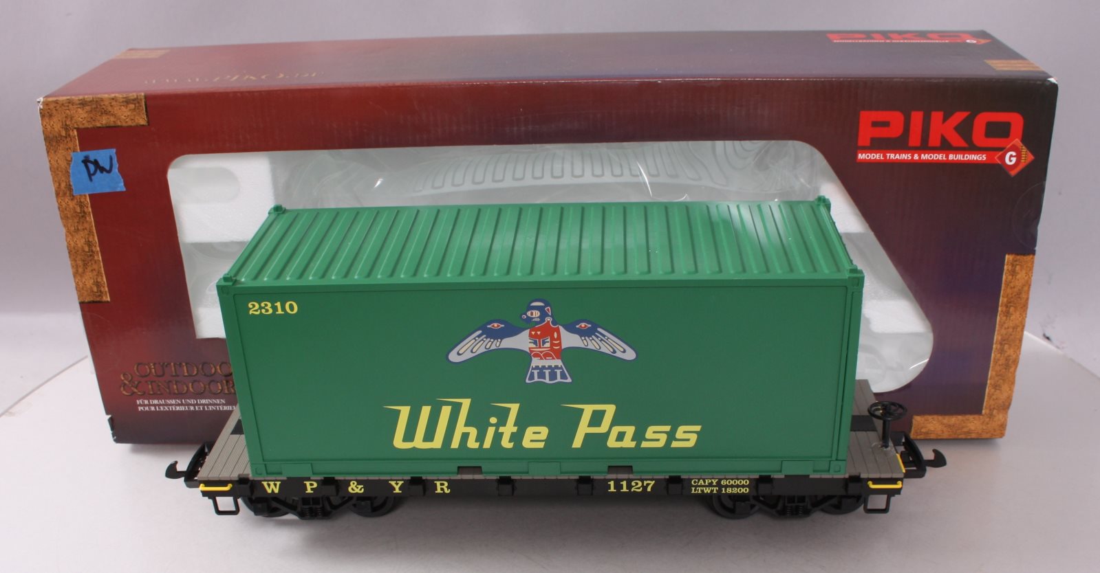 Piko 38709 G White Pass & Yukon Route Container Car #1127