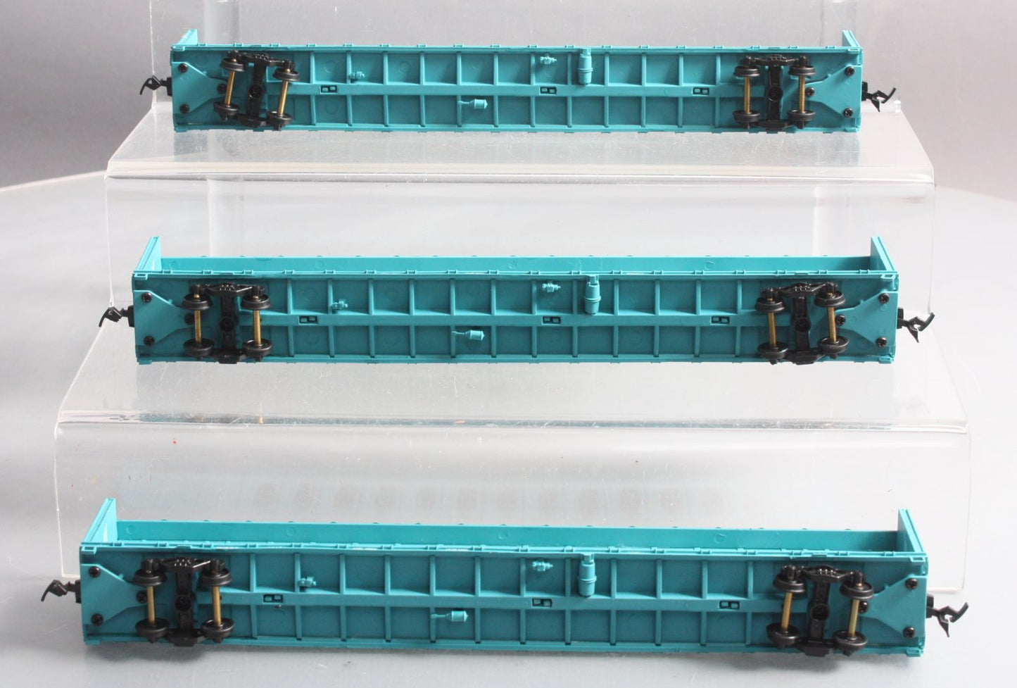 Walthers 932-34109 HO Tobacco Valley Lumber 72' Center Beam Flatcar (Pack of 3)