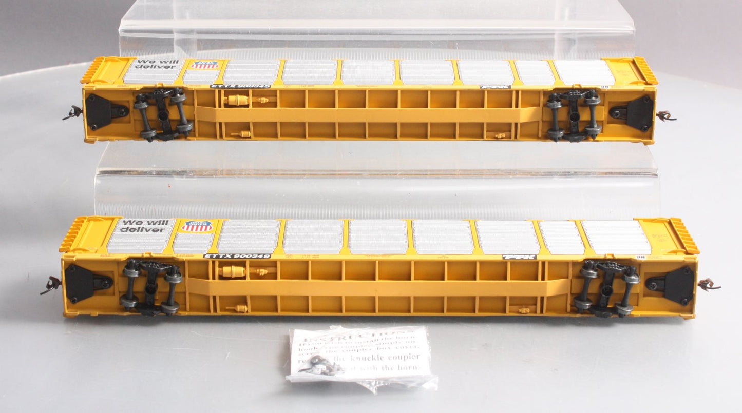 Walthers 932-24860 HO Scale U.P. Thrall 89' Tri-Level Auto Carrier (Pack of 2)