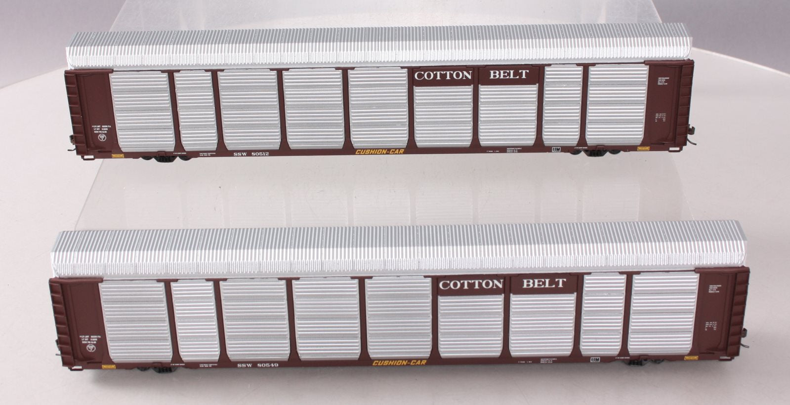 Walthers 932-24867 HO SSW Thrall 89' Tri-Level Auto Carrier (Set of 2)