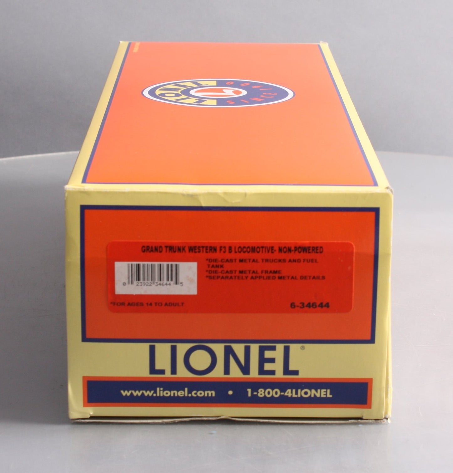 Lionel 6-34644 Grand Trunk Non-Powered F3 Diesel B-Unit #9022-B