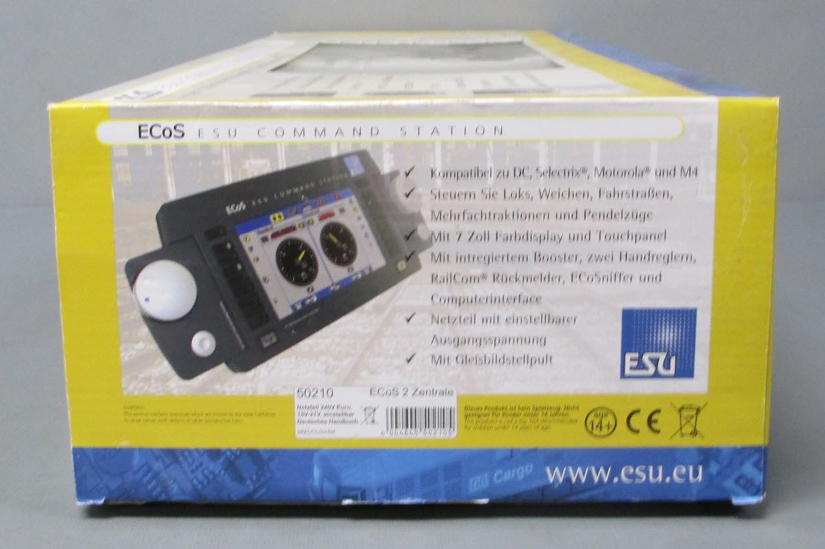 ESU 50210 ECoS 2.1 Central Unit DCC Command Station with 6A Power Supply