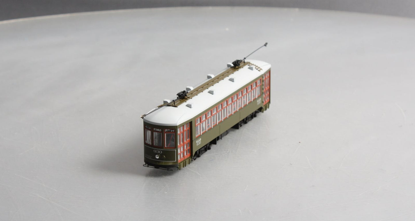 Bowser 12833 HO New Orleans RTA Perley Thomas 2-Truck Streetcar Standard DC #930