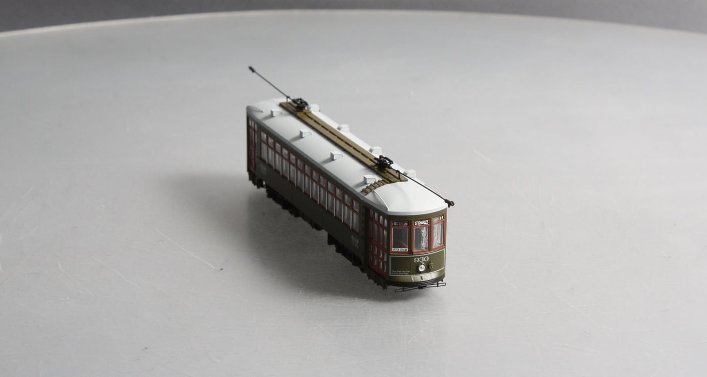 Bowser 12833 HO New Orleans RTA Perley Thomas 2-Truck Streetcar Standard DC #930