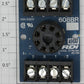 Reed Devices / RDI 608BR 8 Pin Relay Socket