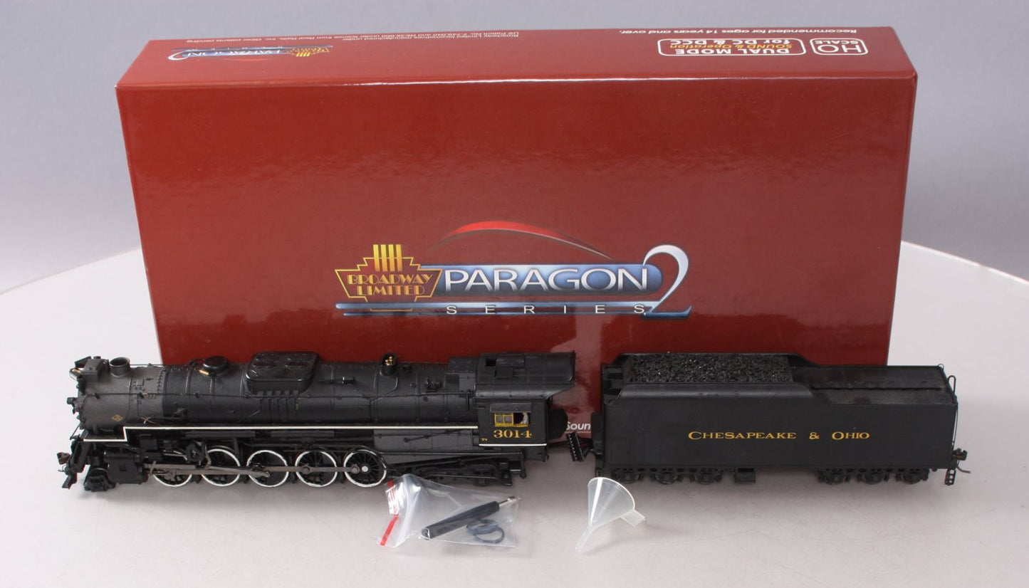 Broadway Limited 2312 HO C&O Class T-1 2-10-4 Steam Locomotive Paragon2™ #3014