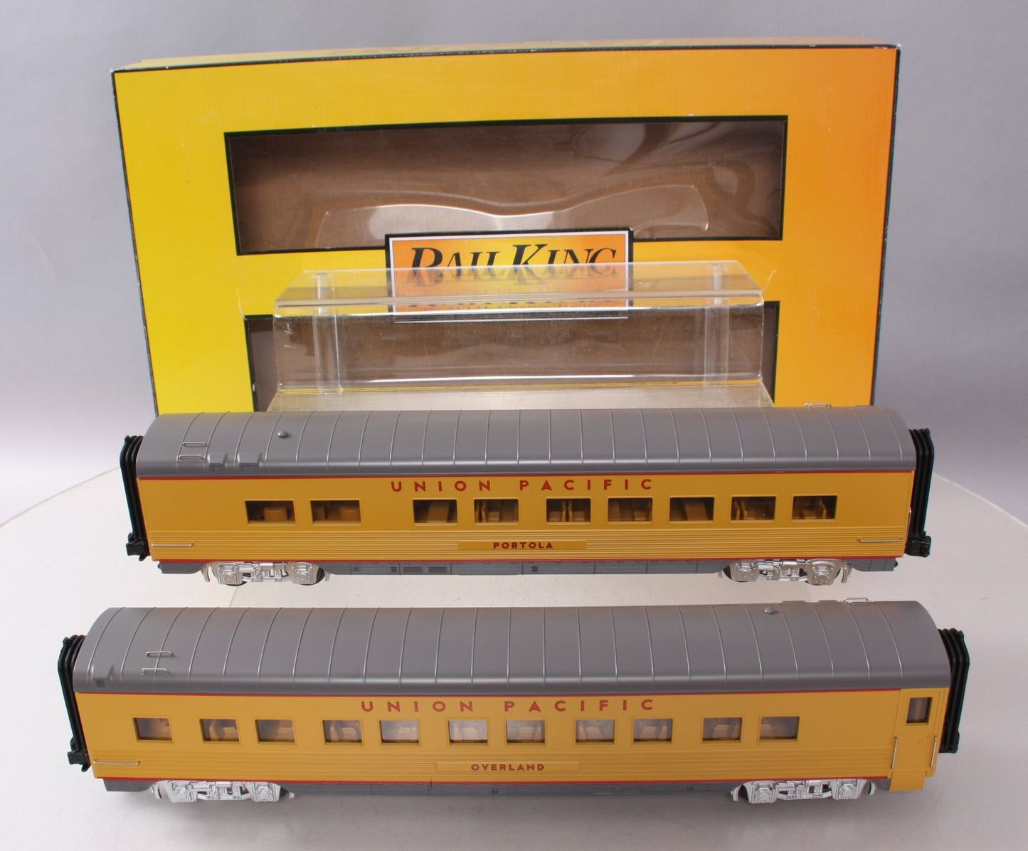 MTH 30-68141 O Union Pacific 2-Car 60' Streamlined Sleeper/Diner