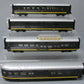 MTH 30-67588 O Kansas City Southern 60' Streamlined ABS Passenger Set (Set of 4)