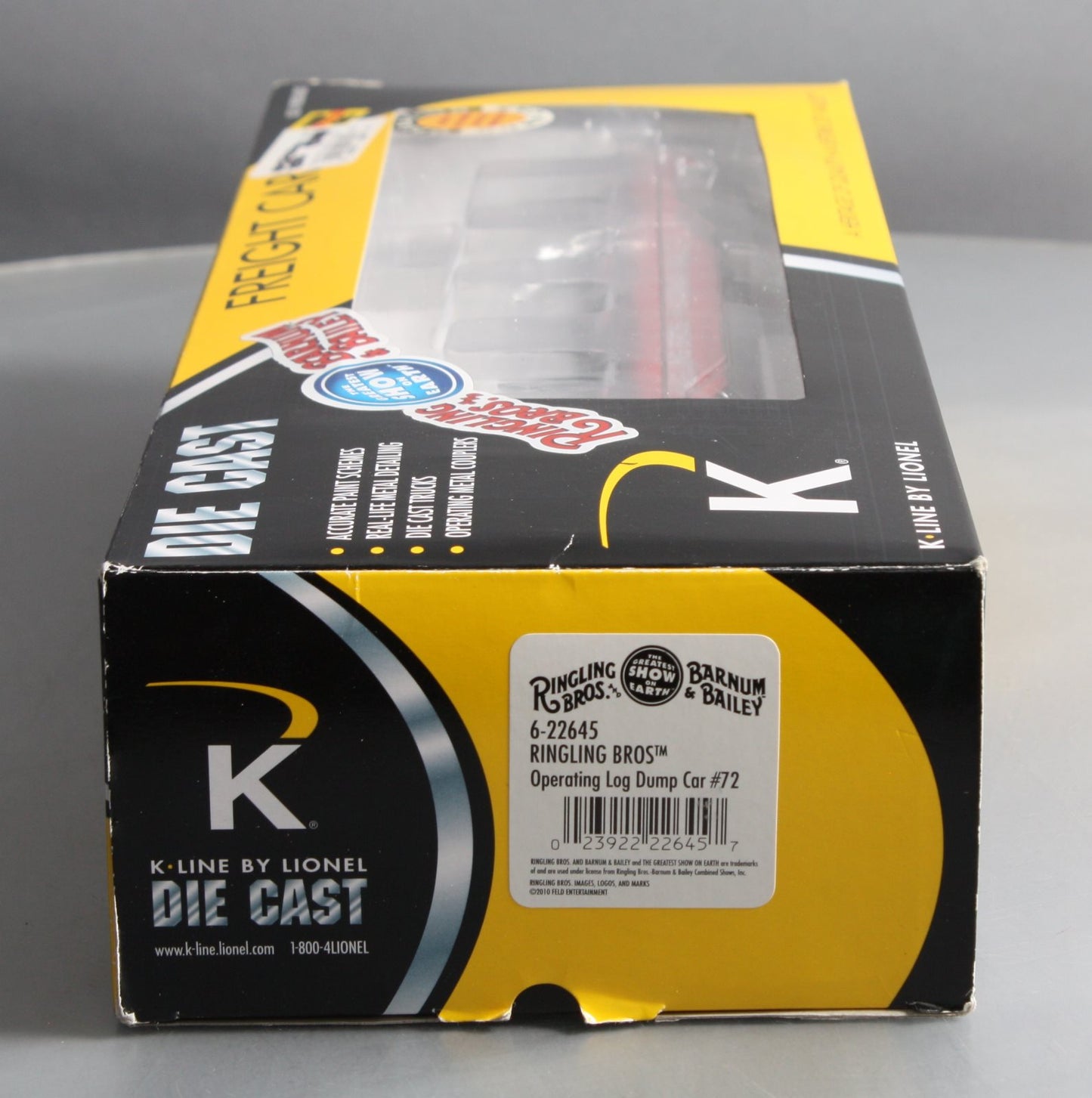 Lionel 6-22645 O Ringling Bros. Operating Tent Pole Dump Car