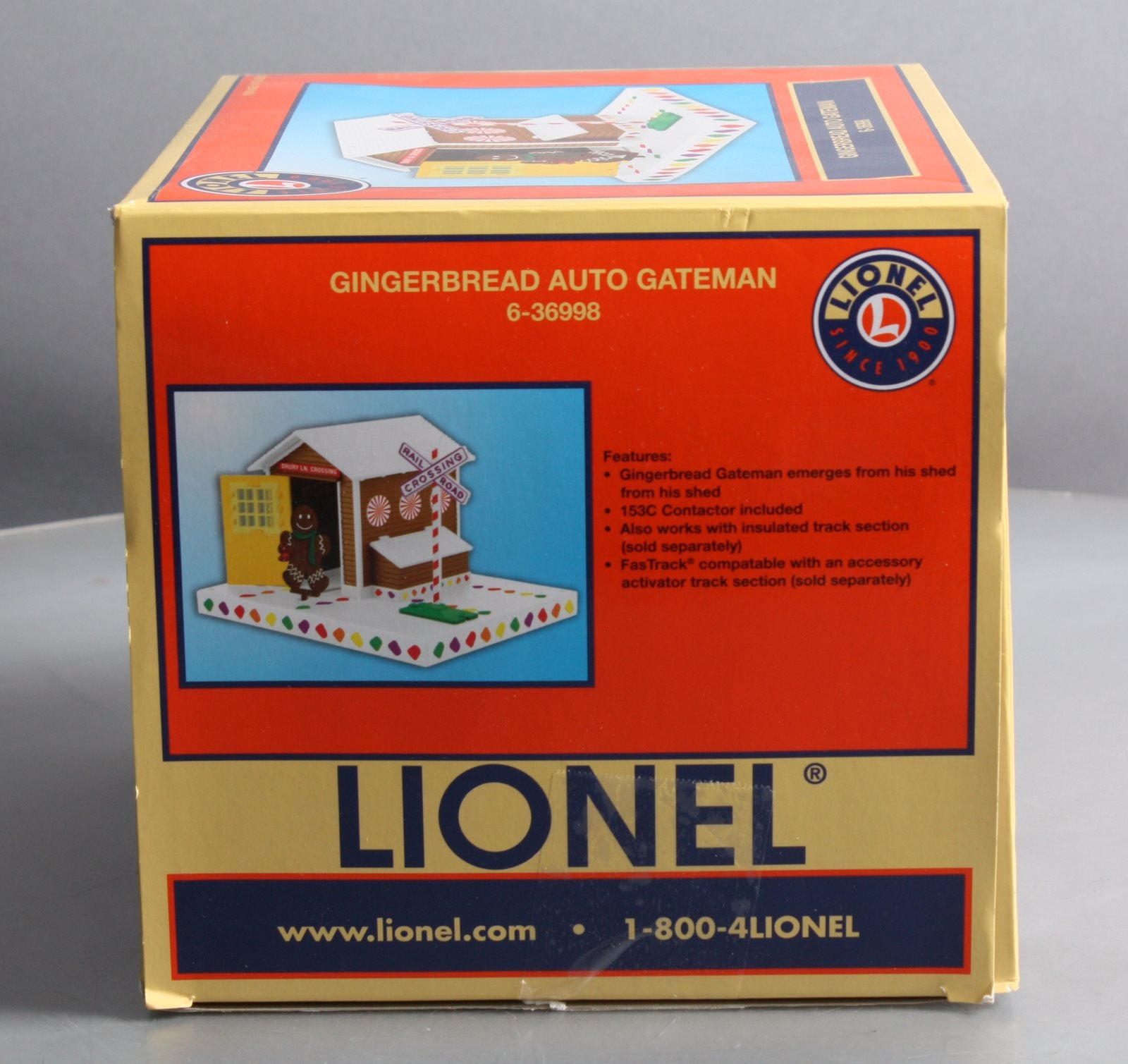Lionel 6-36998 O Gingerbread Auto Gateman