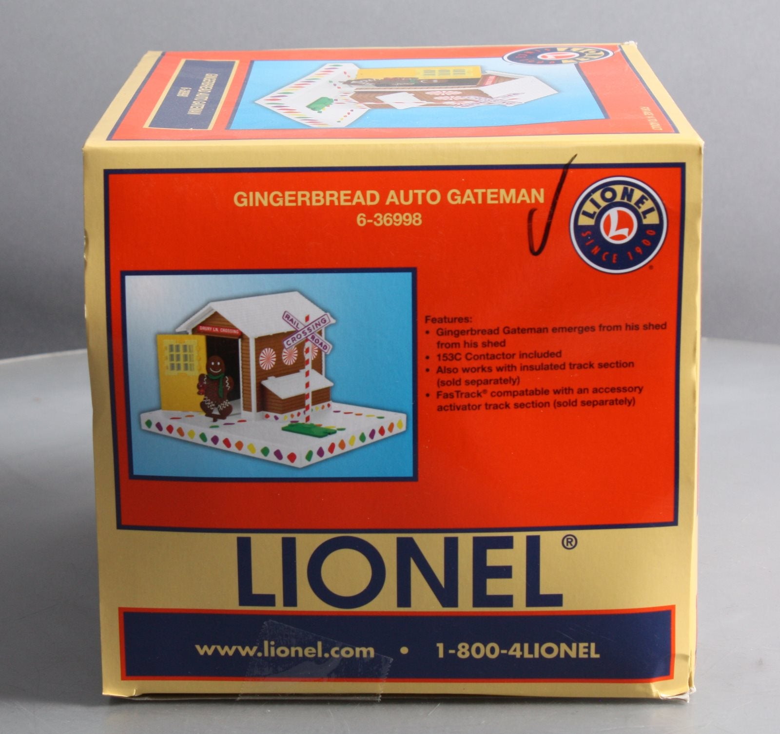 Lionel 6-36998 O Gingerbread Auto Gateman