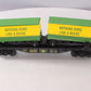 Lionel 1928350 O Gauge John Deere Flatcar w/ Piggyback Trailers