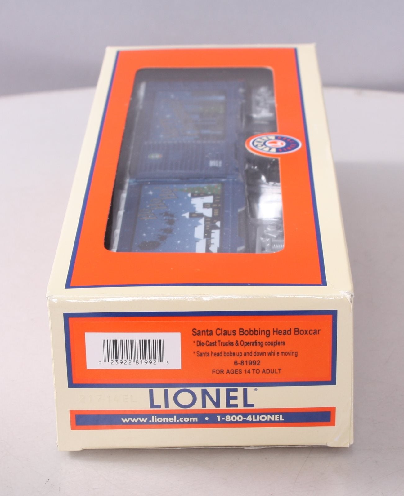 Lionel 6-81992 O Gauge Santa Claus Bobbing Head Boxcar