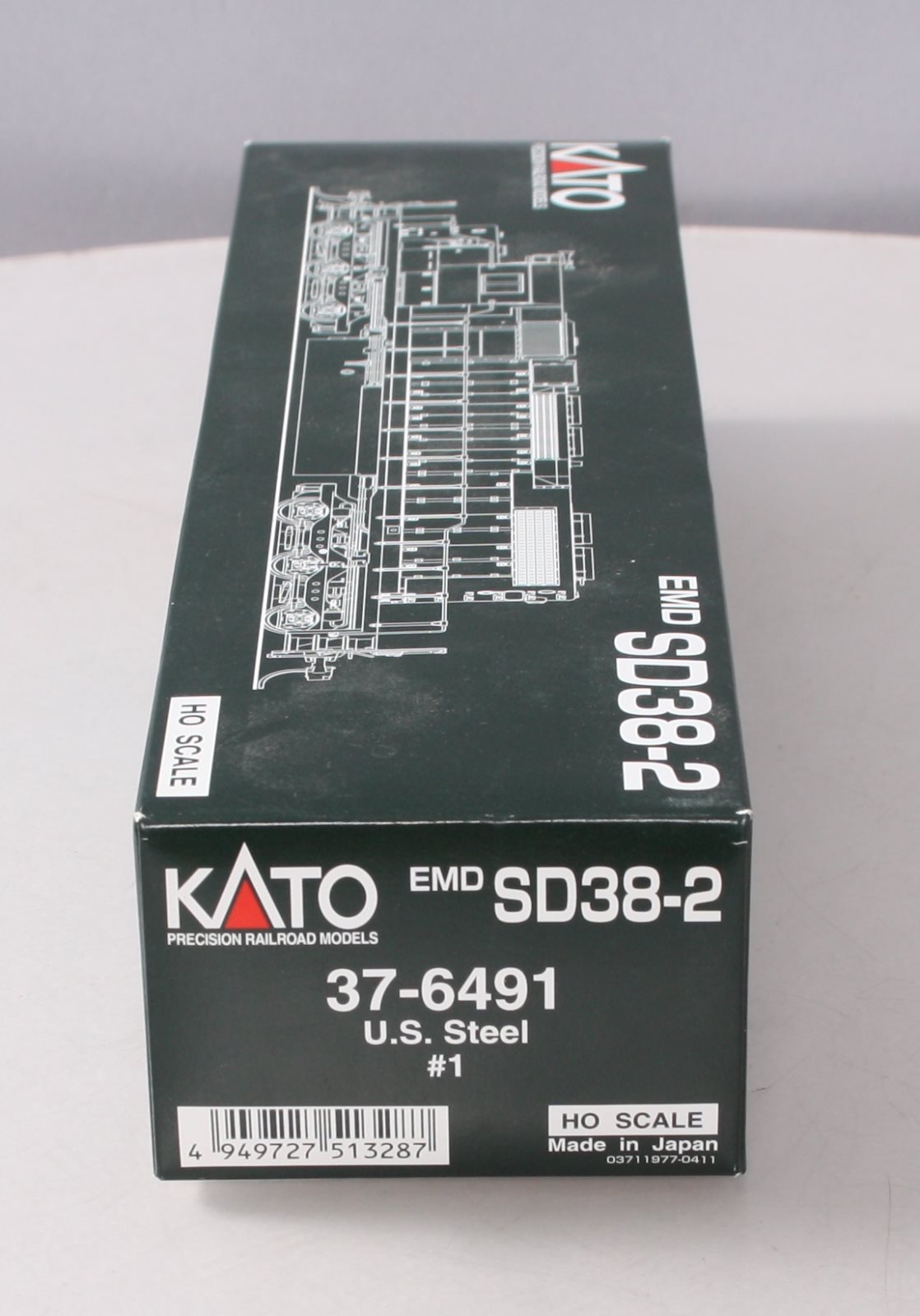 Kato 37-6491 HO U.S. Steel SD38-2 Diesel Locomotive #1