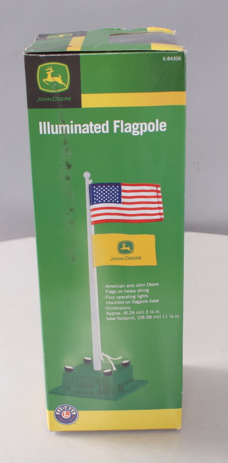Lionel 6-84306 O PEP John Deere Illuminated Flagpole