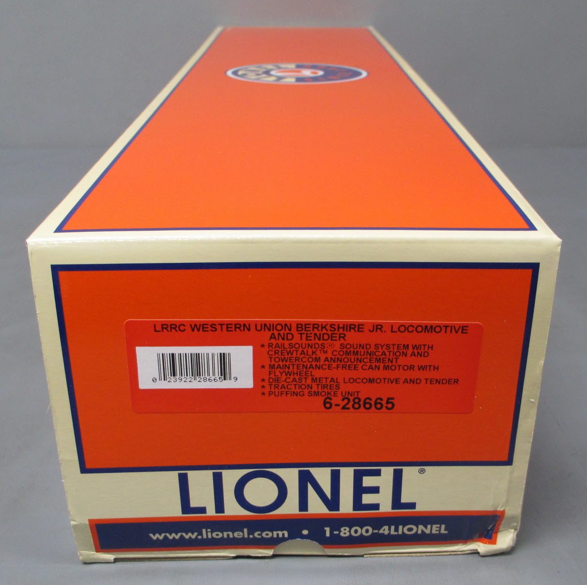 Lionel 6-28665 O Gauge Western Union 2-8-4 Steam Locomotive #665