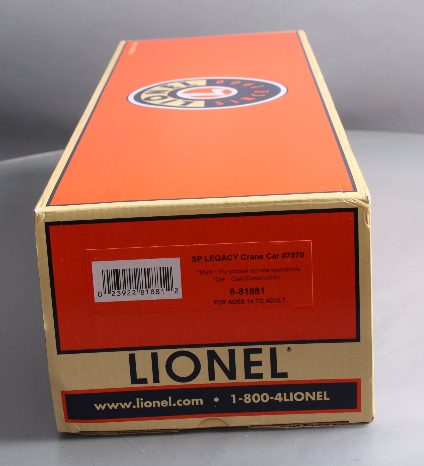 Lionel 6-81881 O Southern Pacific Command Control Scale Crane Car