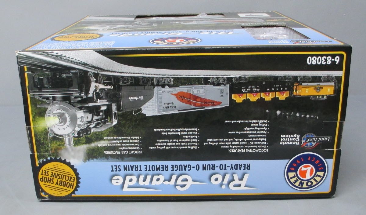 Lionel 6-83080 Rio Grande 0-4-0 Switcher LionChief O Gauge Steam Train Set