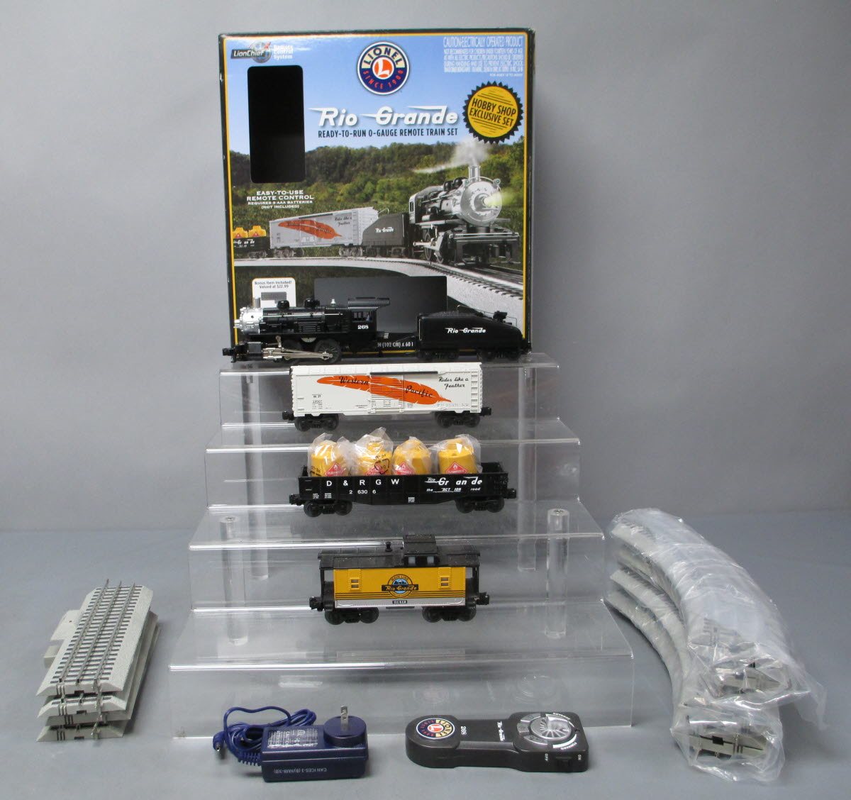 Lionel 6-83080 Rio Grande 0-4-0 Switcher LionChief O Gauge Steam Train Set