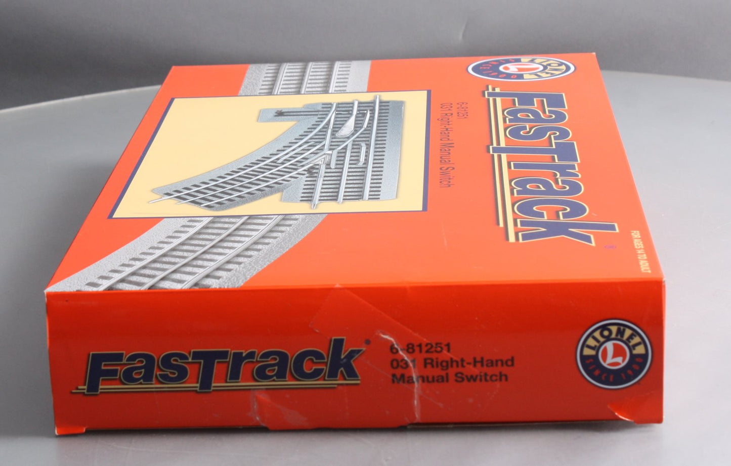 Lionel 6-81251 O Gauge O-31 Right Hand Manual FasTrack Switch Turnout
