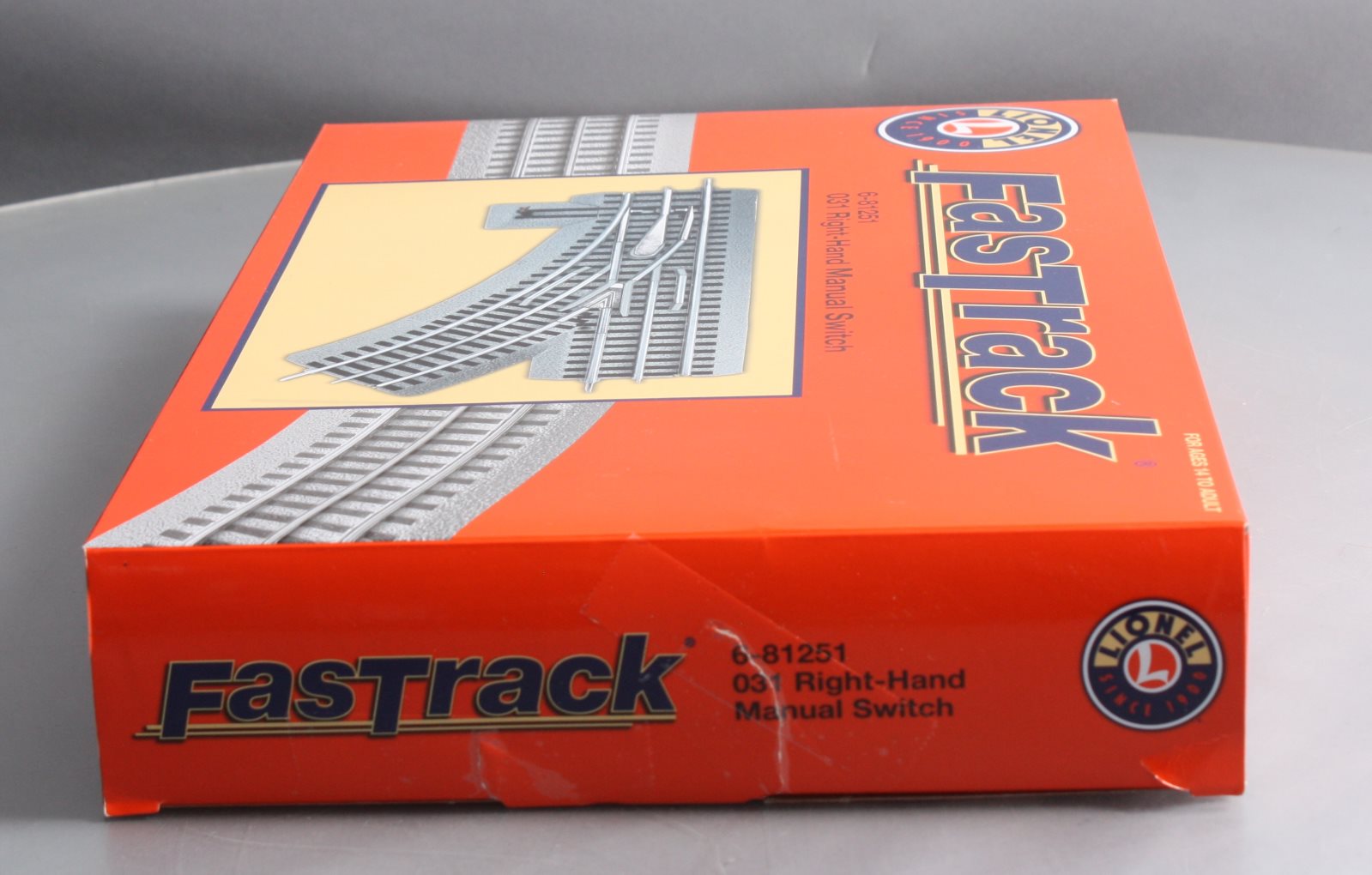 Lionel 6-81251 O Gauge O-31 Right Hand Manual FasTrack Switch Turnout